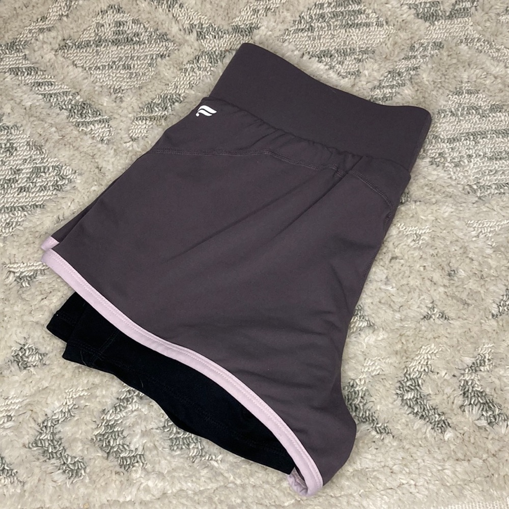 Fabletics Double Athletic Shorts (Size M)